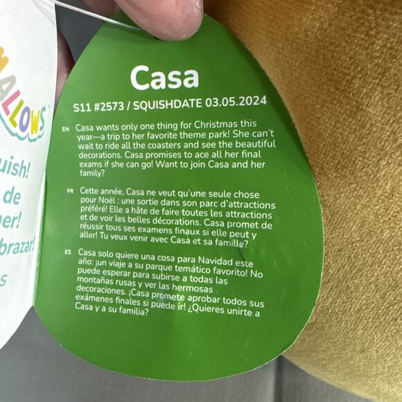 Christmas Casa 12” Squishmallow NWT super cute! - Picture 5 of 6